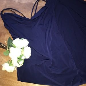 Navy Blue Motherhood Dress, Size XL